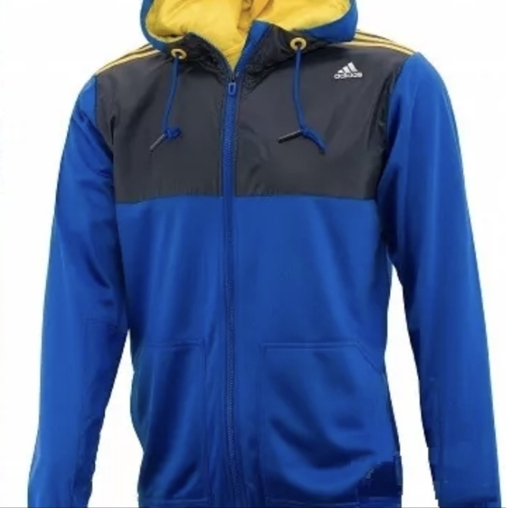 Adidas Navy and Royal Blue Jacket
